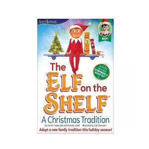 The Elf on the Shelf - Blue Eye Boy Elf - by Chanda Bell (Hardcover) Book & Elf